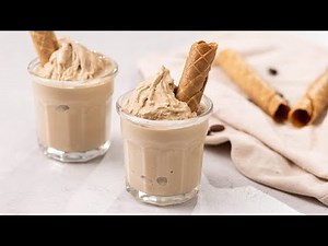 Coffee ice cream to make with the ice cream maker: perfect in a few steps! ☕