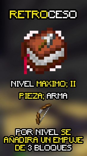 Encantamientos de Minecraft: Retroceso en Armas y Arcos