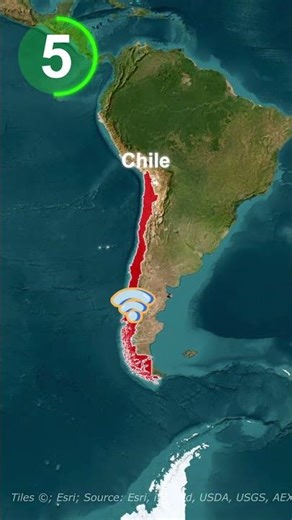 Top 5 Countries With the Fastest Internet in the World ⚡🌍 #geography #map