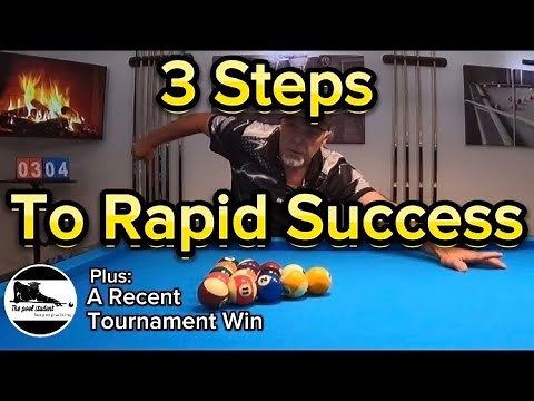 3 Steps to success, for serious Pool Players only (free Pool lessons)