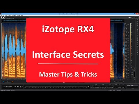 iZotope RX4 Interface Secrets: Scrolling, Zooming, Scaling and More...