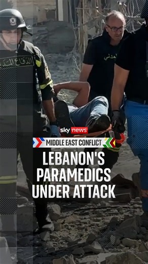 Israel has been accused of deliberately targeting ambulances and healthcare workers despite a US-brokered ceasefire - Israel denies this, instead accusing the Iran-backed Hezbollah of using medical facilities for military purposes. @AlexCrawfordSky reports from southern Lebanon.Watch the full report here: