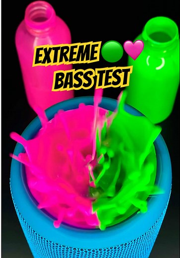 Bass Test with Green and Pink Colors