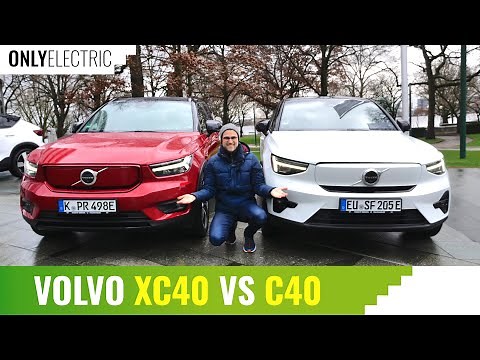 Volvo C40 vs XC40 EV - Comparing the AWD and RWD of the Fully Electric Volvo EVs