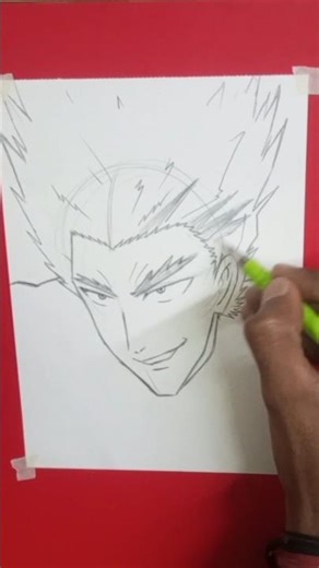 how to draw anime character|| #art #drawing #onepunchman