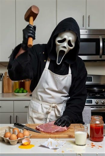 Ghostface’s Cooking Disaster! 🔪🍳 | Horror Movie Parody