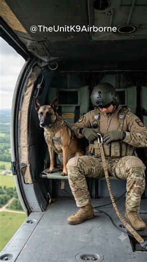 Military K9 Takes the Leap From a UH 60 Black Hawk 🇺🇸