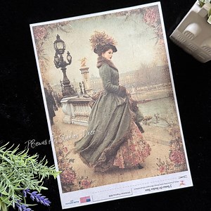 Rice Paper for Decoupage, Victorian France 808 - Etsy