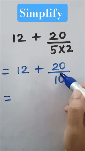 Maths short question #maths #simplification #simplify #newshorts #mathstricks #mathproblem
