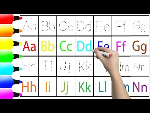 Aa Bb Cc Alphabets Aa to Zz | How to Write alphabets Letters for kids | ks art #abcd