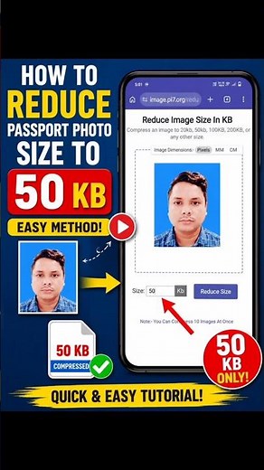 Make Photo Size Under 50 KB JPG | JPG Photo 50KB Se Kam Kaise Kare