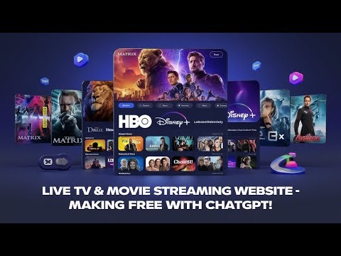 How to Make a Live TV Streaming Website Using ChatGPT | Step-by-Step Guide