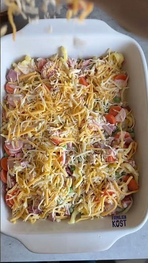 Schneller Spätzleauflauf mit Gemüse - Familienkost Rezept #auflauf