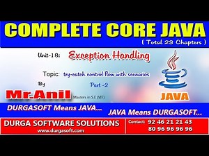 Core Java Exception Handling try catch control flow with scenarios Part -2