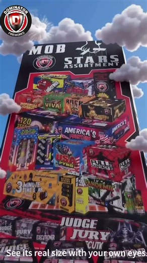 Mob Stars - DM474 Largest Fireworks Assortment
