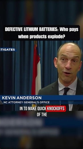 DEFECTIVE LITHIUM BATTERIES: Who pays when products explode?