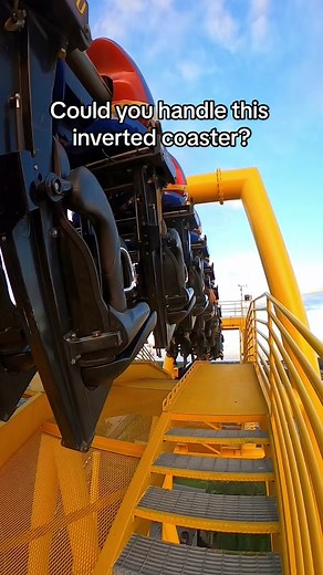 Riding Coasters at Sunset Experience - Montu at Busch Gardens Tampa