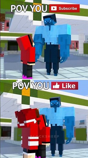 JJ Sister Attack or Blue Steve? Let's Choose ☑️😁 - Maizen #short #trending