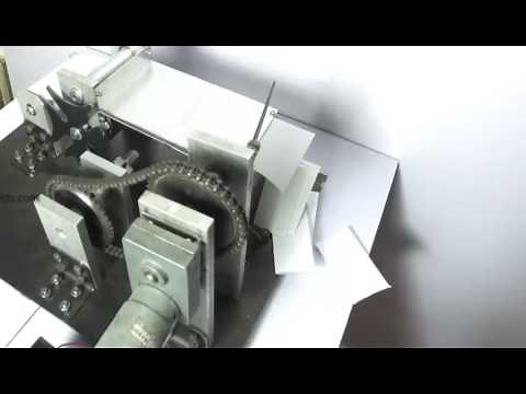 Automatic Paper Cutting Machine Using Geneva Mechanism