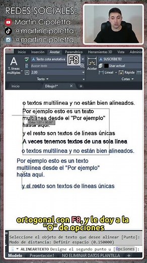 😎How to ALIGN TEXT in AutoCAD in less than 1 minute