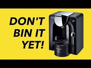 How to fix leaking Tassimo coffee machine. Don't throw your coffee maker away!