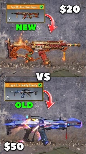 New vs Old Legendary Type 19 in CODM