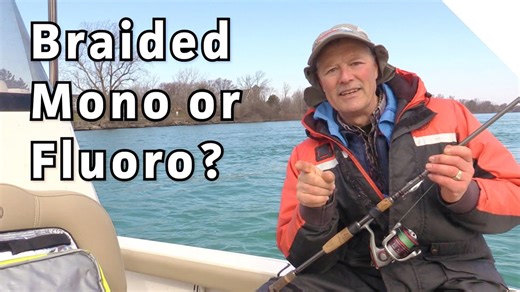 When to use braided fishing line vs fluoro or mono