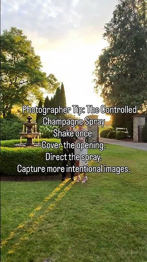 How to Pop Champagne for Wedding Photos | PNW Photographer