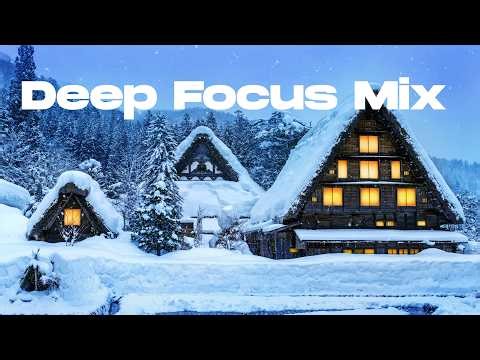 Deep Focus Winter Mix | Afro & Melodic House for Deep Work | Japan