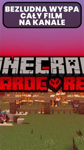 DESERTED ISLAND in Minecraft Hardcore #minecraft #minecraftbuilding #mc #gaming #buildhacks #foryou