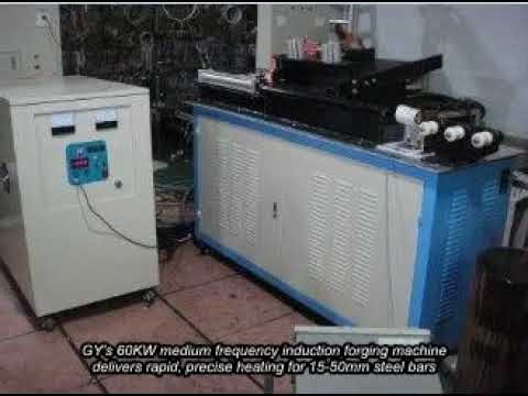 metal Heating medium frequency induction Forging Machine equipment 60KW