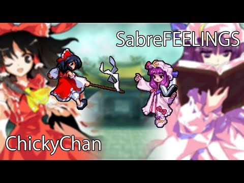 ChickyChan (Reimu/Sakuya/Aya) vs SabreFEELINGS (Patchouli) | Touhou Hisoutensoku