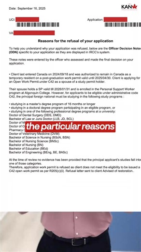 🚨 Important Notice for all Applying for Spousal Open Work Permit Extension 🇨🇦 If you’re applying for the Spousal Open Work Permit extension now, these are the things you need to consider. 👉 studying in a master's degree program of 16months or longer 👉 studying for a doctoral degree program 👉 participating in an eligible program, or 👉 studying in one of the following professional degree programs at a university: - Doctor of Dental Surgery (DDS, DMD) - Bachelor of Laws or Juris Doctor (LLB,