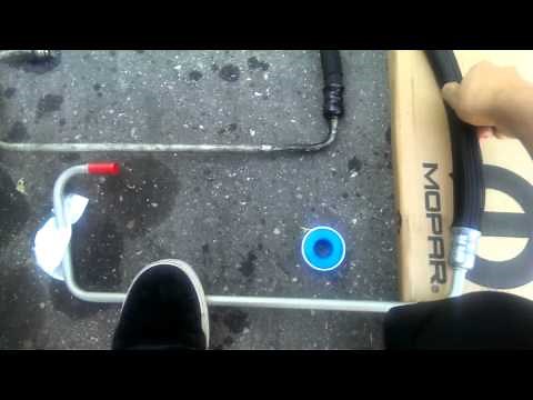 99 - 04 Jeep Grand Cherokee: Power steering high pressure hose leak repair