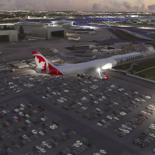 PERFECT 747 Landing! Air Canada Rouge Touchdown in 4K! 😍✈️ #viralvideo #aviationlovers