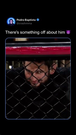 Khamzat Chimaev has the creepiest smile 😈