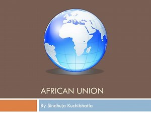 African Union - SlideServe
