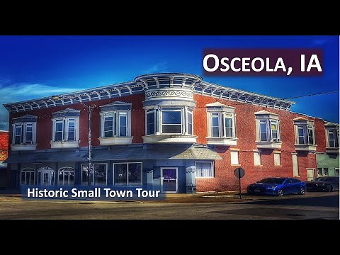 Osceola, IA | A 4K City Walking Tour