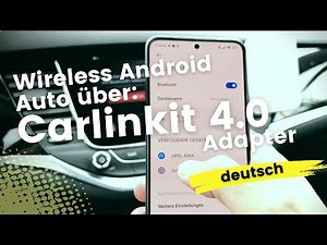 Connect Wireless Android Auto to Carlinkit 4.0 Adapter