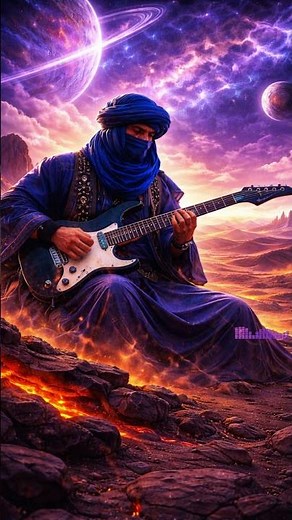 ) 🎸 | Ligh Ezzaman – Sahara Blues Guitar | Tikoubaouine Style