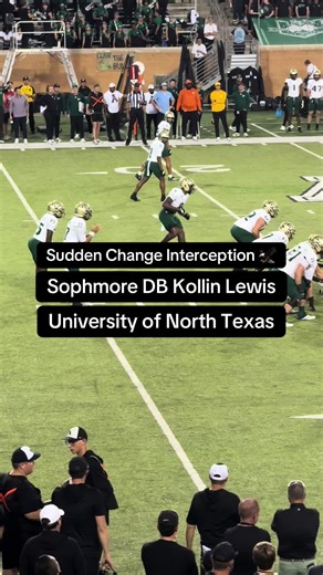 Kollin Lewis's Sudden Change Interception Highlight