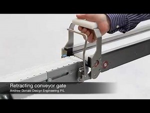 Retracting Conveyor Gate
