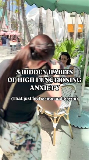 High functioning anxiety isn’t obvious. On the outside you look put together but internally it’s a different story. You’re tense, overwhelming, worrying and so much more. Which one do you notice in you? Share below! And hit that follow button if you resonate! #highfunctioninganxiety #anxietycheck #overthinker #highachievers #highachievingwomen