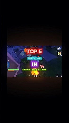 TOP 5 BEST CLASSES in Survive The Apocalypse! 🧟‍♂️🔥 #Shorts #Roblox