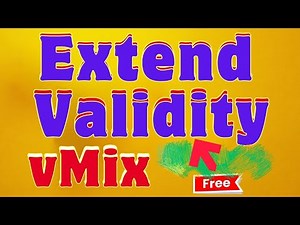 How to Extend vMix trial Key 60 days || Registration After Expired on vMix Software