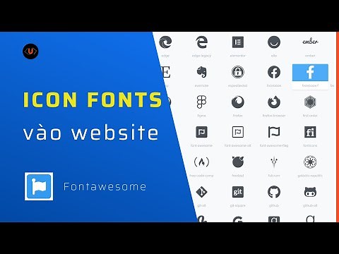 Cách chèn Icon FontAwesome vào Html dễ dàng | Học html css | Unitop.vn