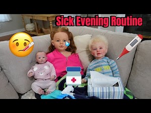 Reborn Family sick Evening Routine with a cold reborn Rp