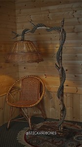 13M views · 10K reactions | Rustic wooden floor lamp #art #craft #trendingreels #foryou #fyp #viral #diy #transformation | Aziz Ul Rehman | Facebook