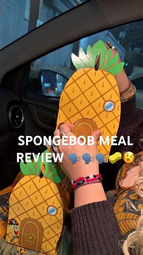 Pineapple princess meal with #bestie #spongebob #bigguy