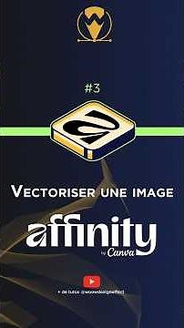 #3 Vectorize an image in Affinity by Canva